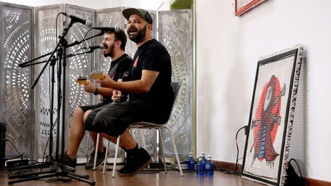 I�aki y Gabri, de Dakidarr�a, en la presentaci�n del festival el a�o pasado