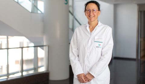 La doctora Luisa Ibañez es traumatóloga en el Hospital Quirónsalud de Lugo