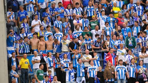 Imagen de la hinchada del Deportivo en C&aacute;diz