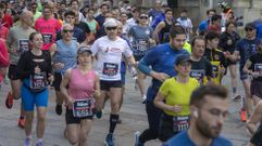 Salida de los participantes en el 10K de �Os 10.000 Peregrinos�.