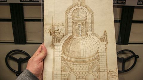 Alzado de una de las torres de la Catedral