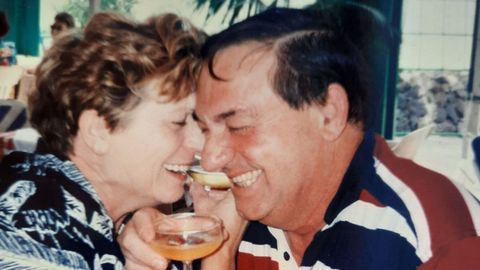 José Iglesias López con su esposa Josefa González.