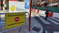 Por ahora solo se permite acceder al p�rking que hay al inicio de la calle.