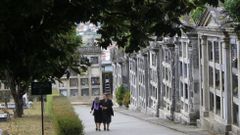 Imagen del cementerio de Lavadores, en Vigo, la ciudad que m�s ingresa por tarifas funerarias. 