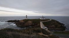 Zona del faro de Illa Pancha, donde hay un hotel