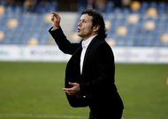 El t�cnico de Teo vive los partidos en la banda con la misma intensidad que dirige los entrenamientos. 