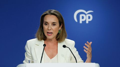 La secretaria general del PP, Cuca Gamarra, hizo ayer un llamamiento para que las concentraciones sean pacficas