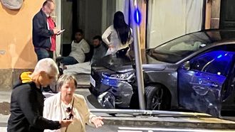 Persecuci�n policial en el centro de Betanzos