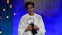 La directora georgiana, con la Concha de Plata a la mejor direcci�n, uno de los premios cosechados por �Beginning�