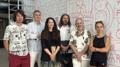 Presentaci�n de la intervenci�n de arte urbana en las galer�as Pasaje.
