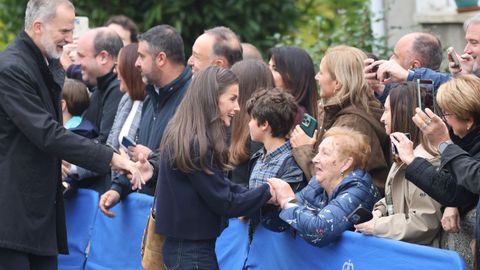 Los Reyes, la princesa Leonor y la Infanta Sof�a durante el acto de entrega del premio al ?Pueblo Ejemplar de Asturias 2025, a 25 de octubre de 2025, en Valdesoto, Sieto, Asturias (Espa�a). El Premio al Pueblo Ejemplar de Asturias 2025 ha sido concedido a la parroquia de Valdesoto, que pertenece al concejo asturiano de Siero