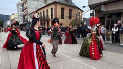 Una escena del desfile de comparsas del 2025 en Quiroga