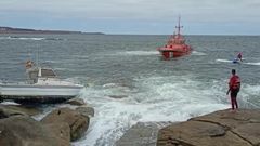 Lancha a la deriva en San Cipri�n