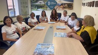 Patricia Lojo present� el encuentro junto a integrantes del grupo Xiada