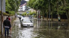 Varias calles quedaron inundadas