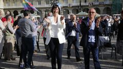 Ana Pont�n participa en el acto electoral de cierre de campa�a en A Coru�a