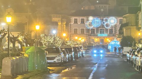 Alumbrado navideo en Muros.