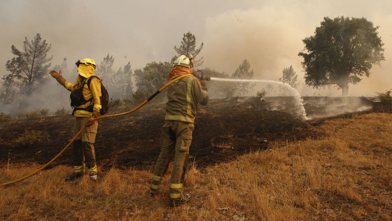 La Xunta oferta más de 300 plazas de bombero forestal en plena ola de incendios