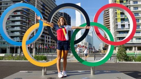 María López durante su estancia en Tokio