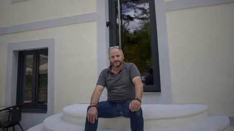 Eduardo Gómez, empresario de Ávila que abre un nuevo hotel en Samos.