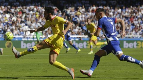 �lex M�ndez en un partido de esta temporada