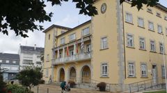 Exterior del consistorio local pont�s, en una fotograf�a de archivo