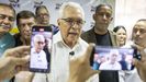 El portavoz de Alianza por Venezuela, Noel �lvarez, durante su comparecencia en Caracas