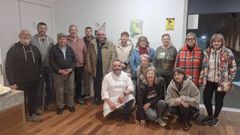 Participantes en el curso de cocina en Foz