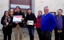 Los ganadores del concurso de tapas recogieron sus premios.