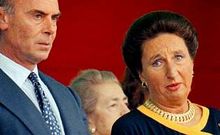 La infanta Margarita de Borb�n en un acto oficial junto a su marido, Carlos Zurita