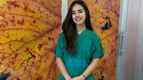 Carla García es residente de segundo año en la especialidad de matrona.