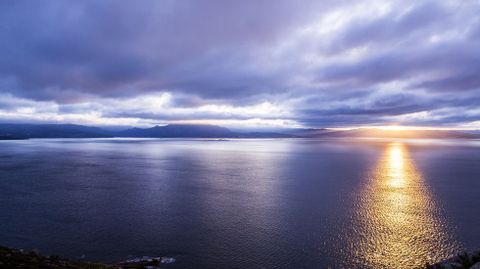 Amanecer desde Fisterra