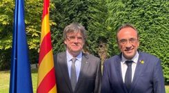 Puigdemont y Rull, en Waterloo
