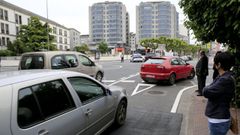 Tr�fico de veh�culos en la ciudad