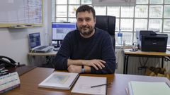 Carlos Bello, director del IES do Cami�o, en Palas de Rei.