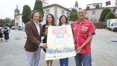 La presentaci�n del 3x3 Deporte na R�a en el mes de junio, mes en el que inicialmente estaba programado el evento