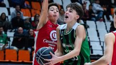 Jorge Niebla, en la imagen con el Joventut en la Minicopa Endesa a comienzos de este 2026, ficha por el Real Madrid.