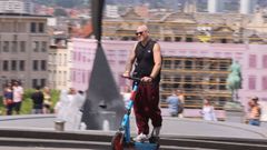 Imagen de archivo de un hombre en Bruselas