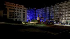 Ourense se quedó a oscuras por el gran apagón eléctrico.