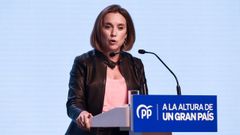 Cuca Gamarra durante un evento del partido celebrado recientemente en Toledo.