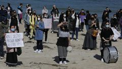 Manifestaci�n contra el archivo del caso Maruxaina