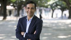 Jos� Manuel Rey Varela, en una imagen tomada en el Cant�n, concurrir� por cuarta vez a las municipales como cabeza de lista por el PP.
