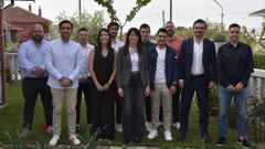 Alcaldes j�venes del PPdG reunidos en Ba�os de Molgas.