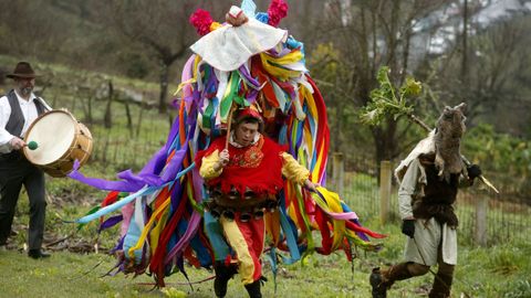 Entroido Ribeirao en Santiago de Arriba