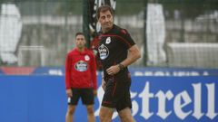 Bernardo Tapia, en un entrenamiento