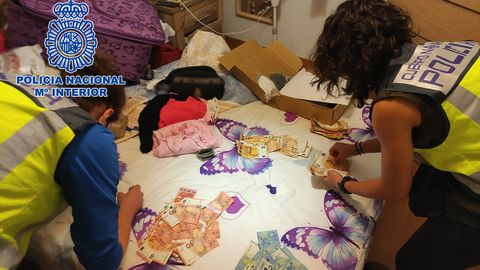 Un momento de la operaci�n en la que se ha desarticulado una red de explotaci�n sexual de mujeres