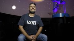 El astr�nomo lucense Borja Tosar.