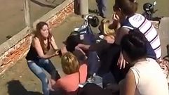 Pelea entre madres en un partido de f�tbol