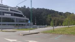 Exterior del multiusos de Bastiagueiro, que se prev� finalizar este a�o.