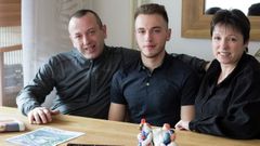 Coraz�n gallego, vida suiza